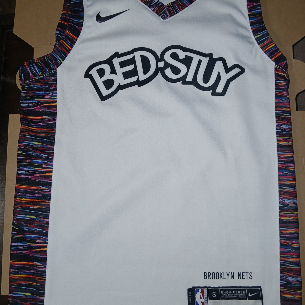 Nike White and Multicolor Kids Jersey